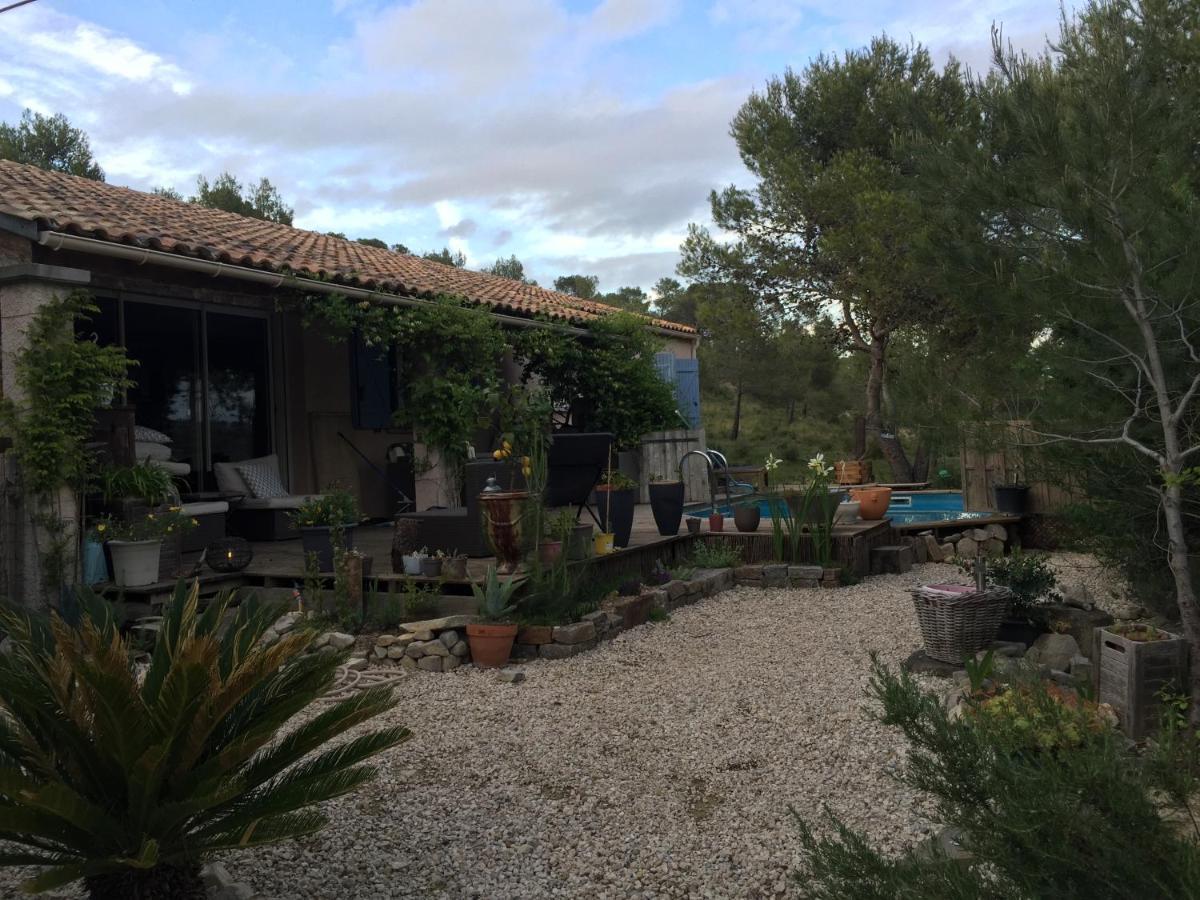 Villa en bordure de colline*piscine*clim*netflix Les Matelles Exterior foto