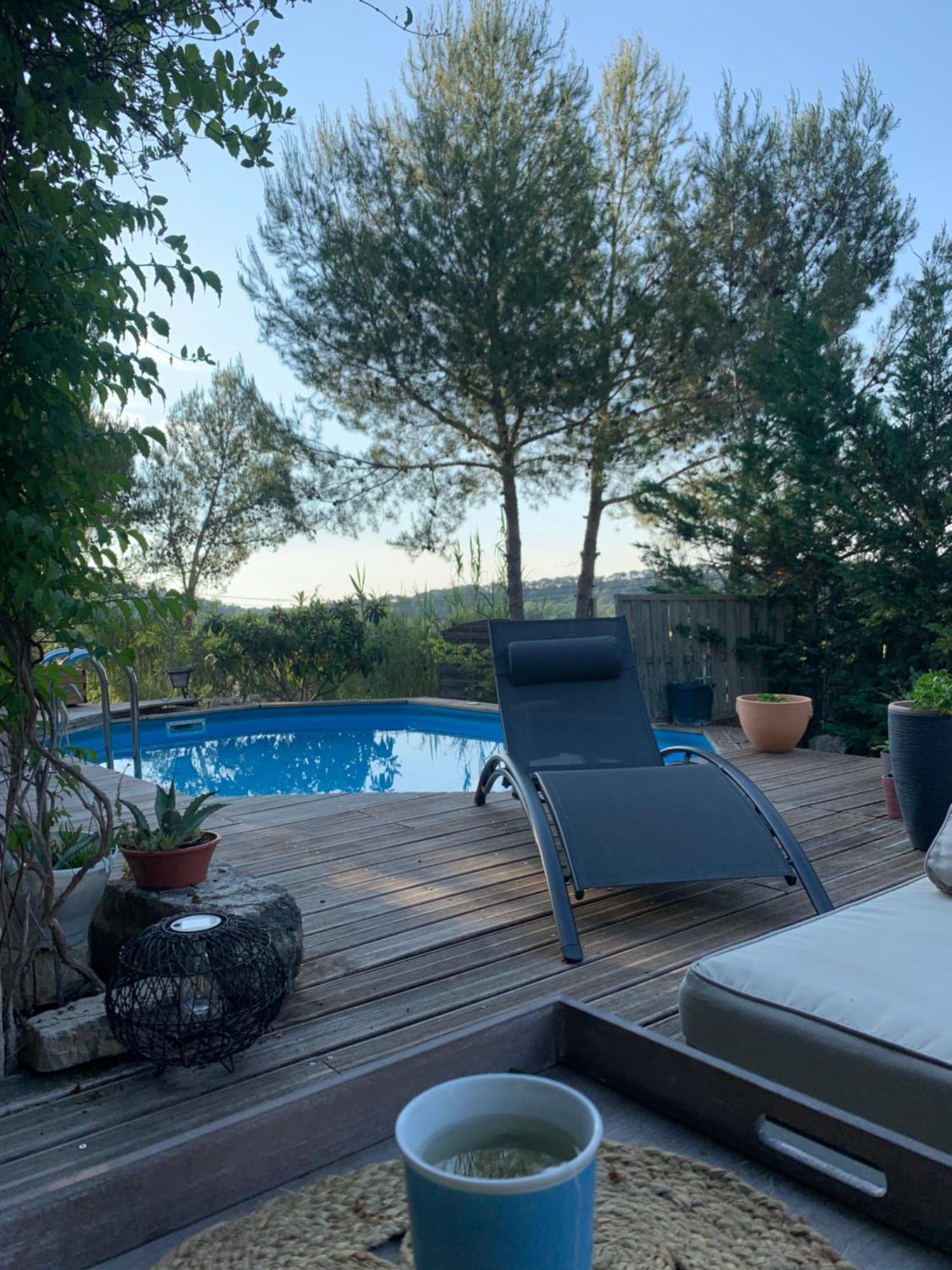 Villa en bordure de colline*piscine*clim*netflix Les Matelles Exterior foto